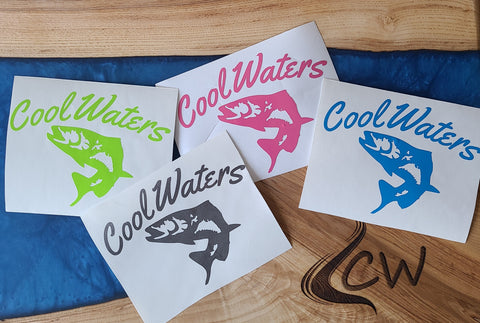 DECAL - CoolWaters w/ Fish