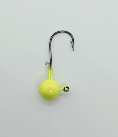 10g Round Ball Jig Heads with Reversed Hook – CoolWaters Fishing Products